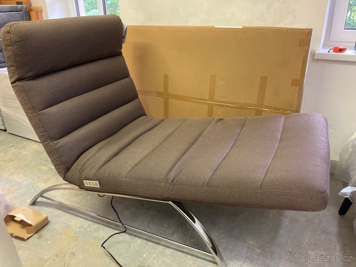 Relaxační pohovka-Aku baterie W.SCHILLIG-Nová - 3