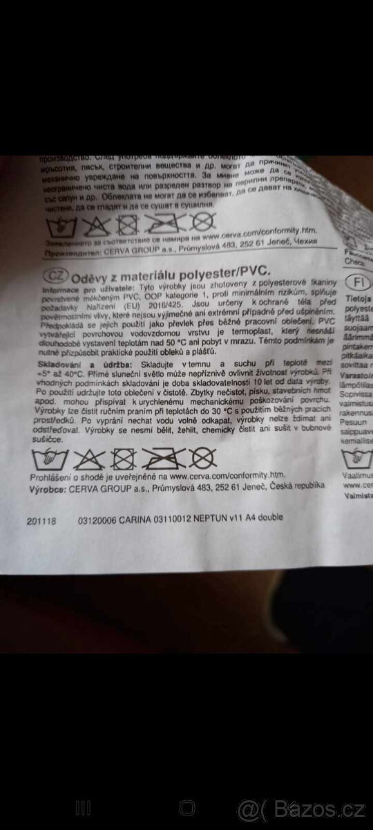 Voděodolný plášť s integrovanou kapucí OD ČESKÉHO VYROBCE - 3