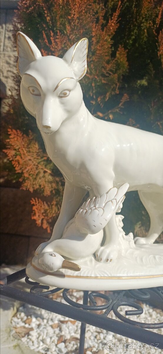 Starožitná porcelánová socha - 3