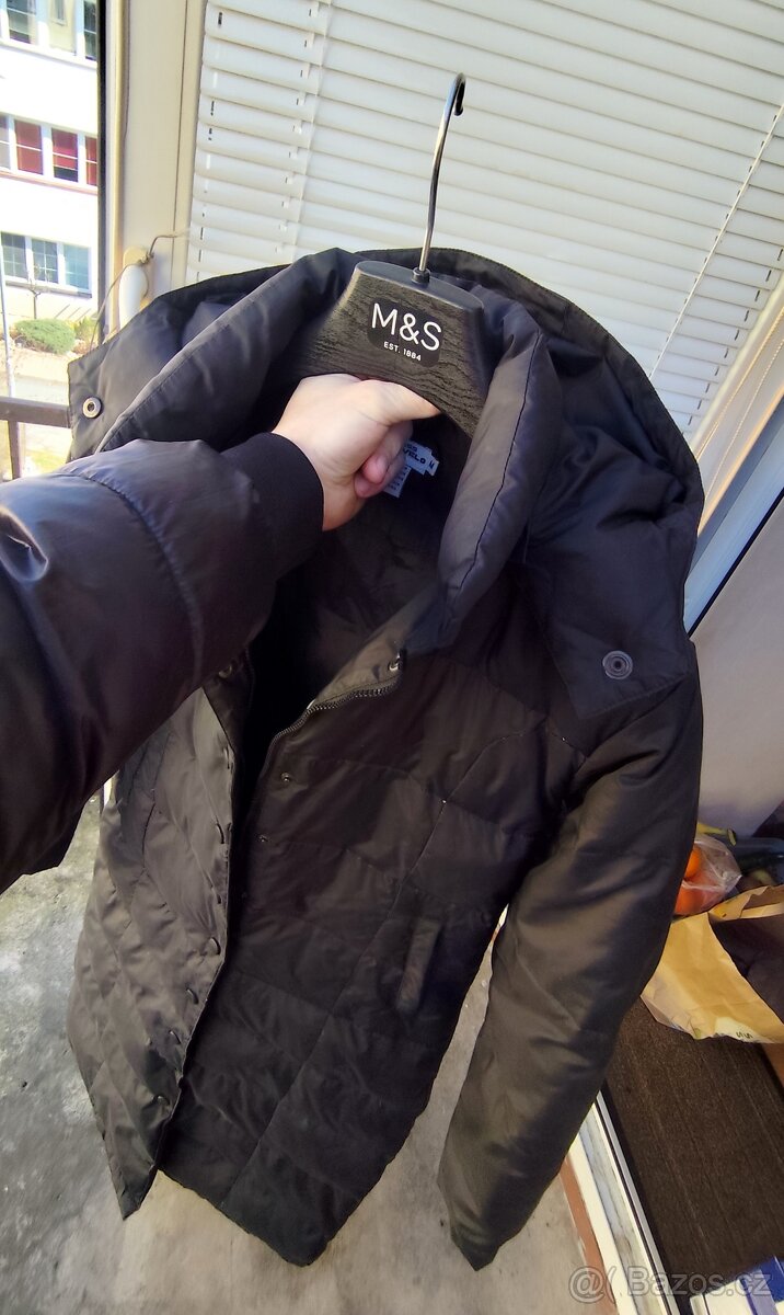 Dámský dlouhý péřový kabát - 3