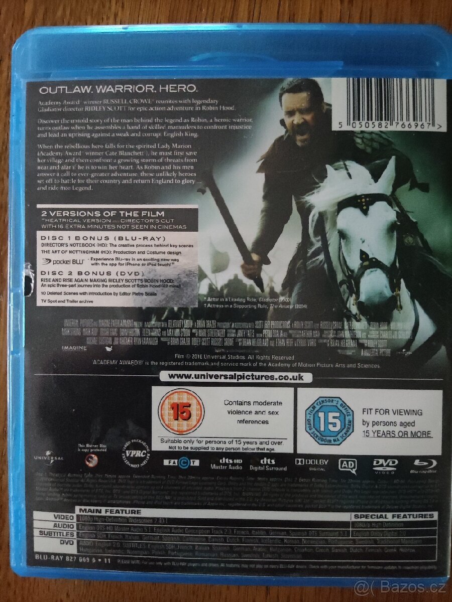Robin Hood originální dvoudiskový Blu-Ray - 3
