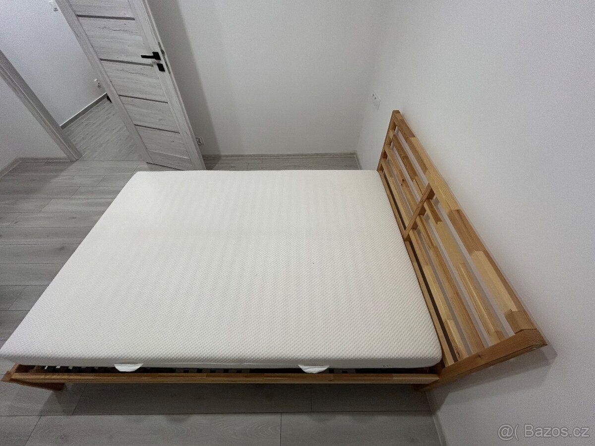 Postel + matrace z IKEA - 3