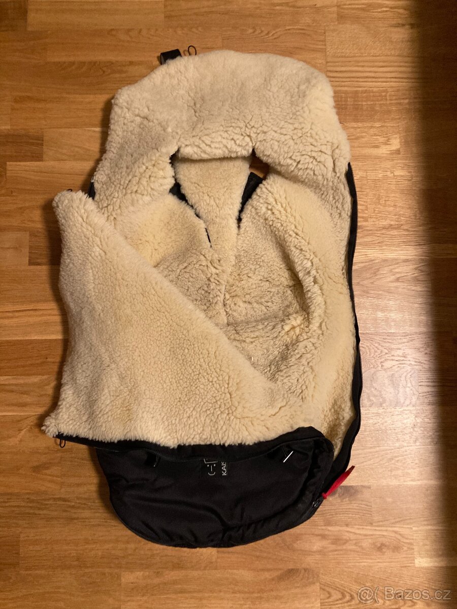 Ovčí kožešina na kočárek-KAISER Naturell - 3