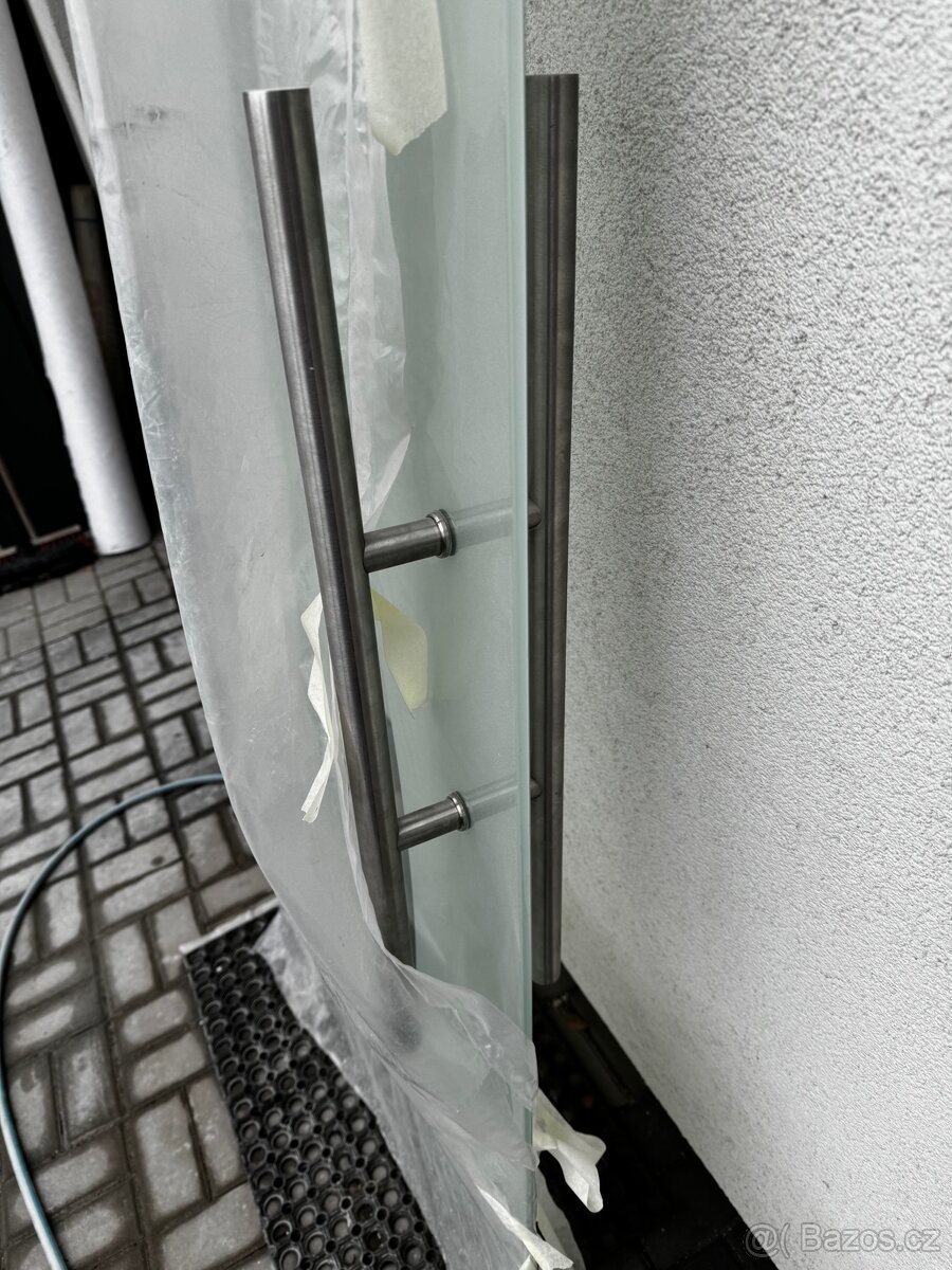 Skleněné posuvné dveře 103 X 206 cm - 3