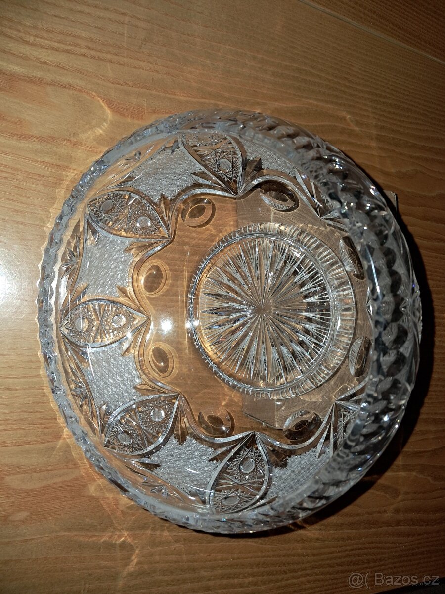 BROUŠENÁ MÍSA Bohemia Crystal - krásná - 3