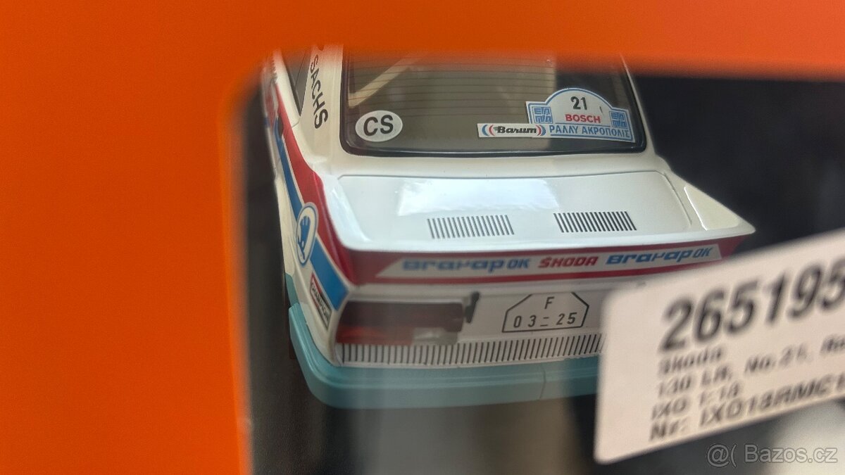 ŠKODA 130LR #21, #22 (1987) Rallye 1/18 IXO - 3