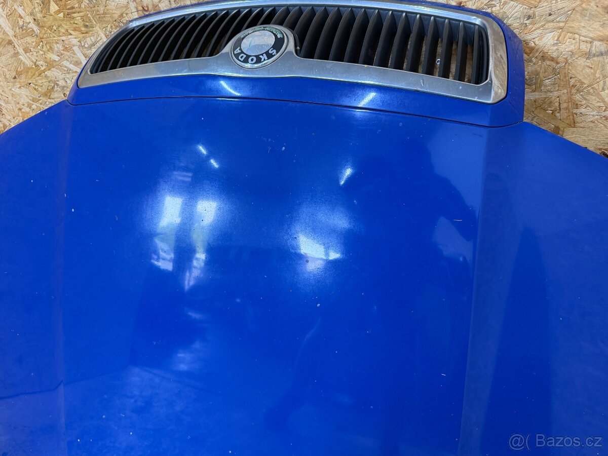 PŘEDNÍ KAPOTA ŠKODA FABIA 1 MODRÁ 4402 - 3