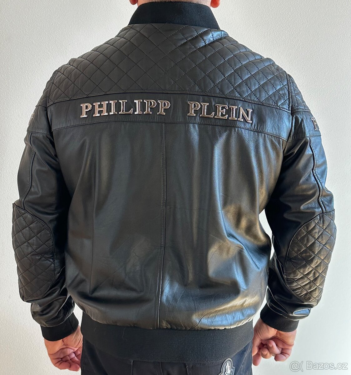 Bunda Philipp Plein panská kožená - 3