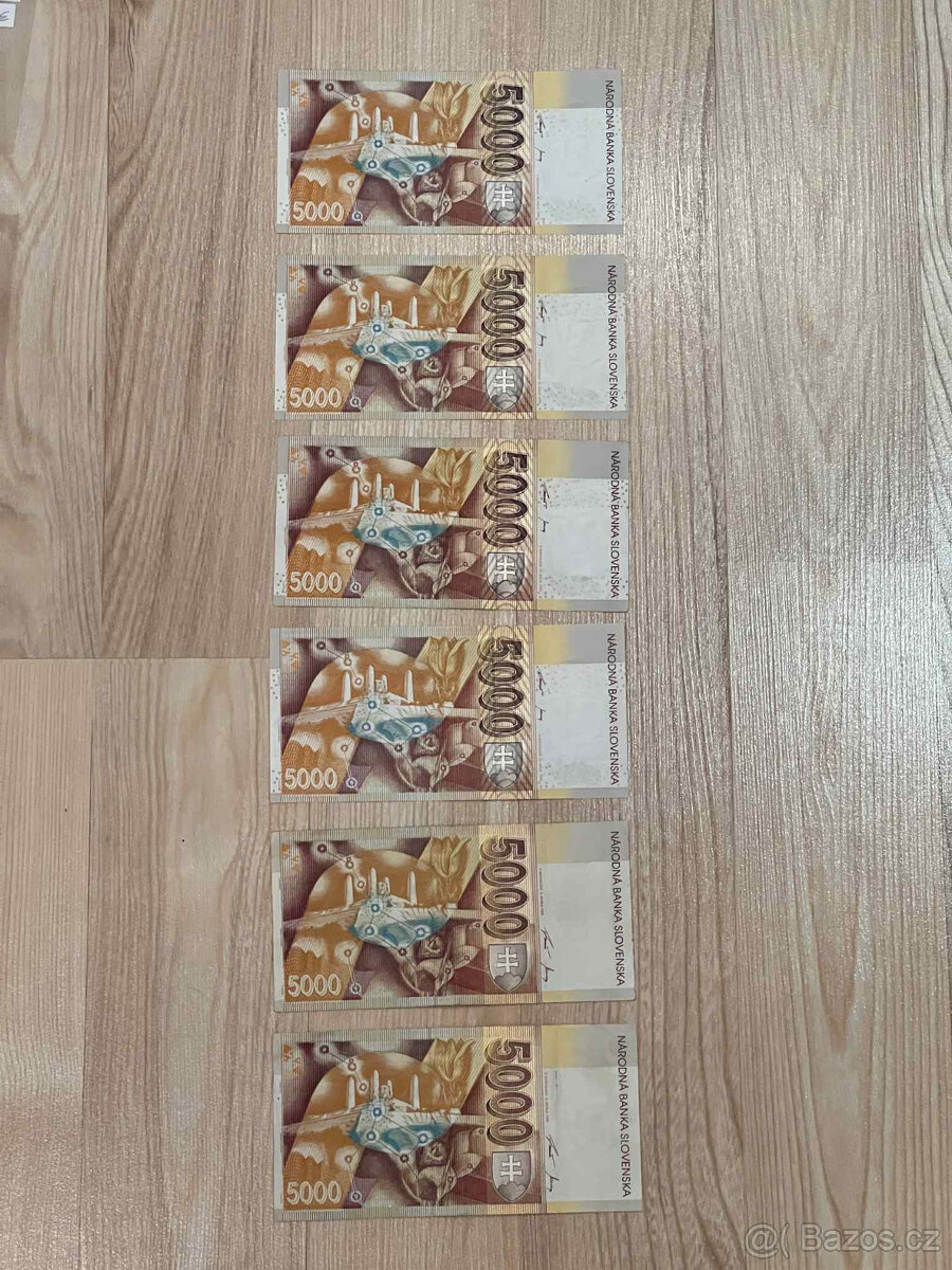 Slovenské bankovky/koruny pred eurom - 3