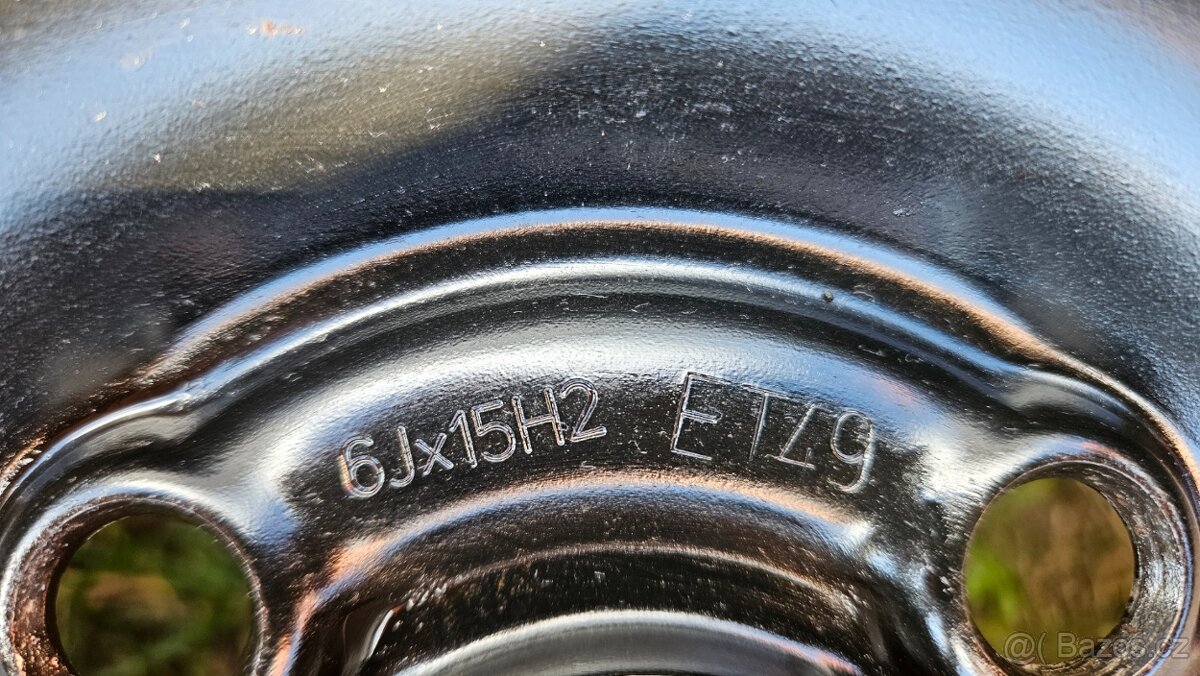 Opel Astra zimní pneumatiky 195/60R15 disky 6Jx15 4x100 ET49 - 3