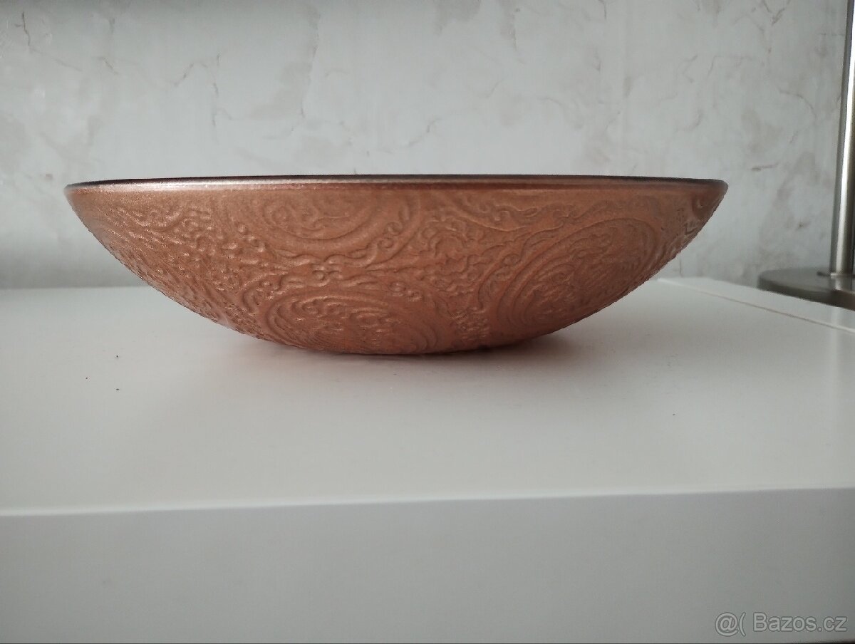 Dekorační skleněná mísa - 3