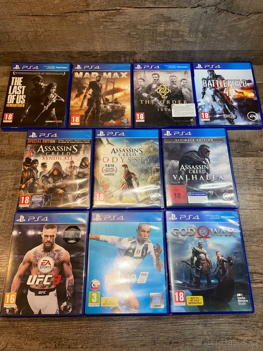 Playstation 4 Slim (1TB) + 2x ovladač + hry - 3