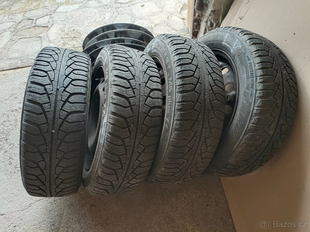 Prodam zimni pneumatiky-rapid,fabie. - 3