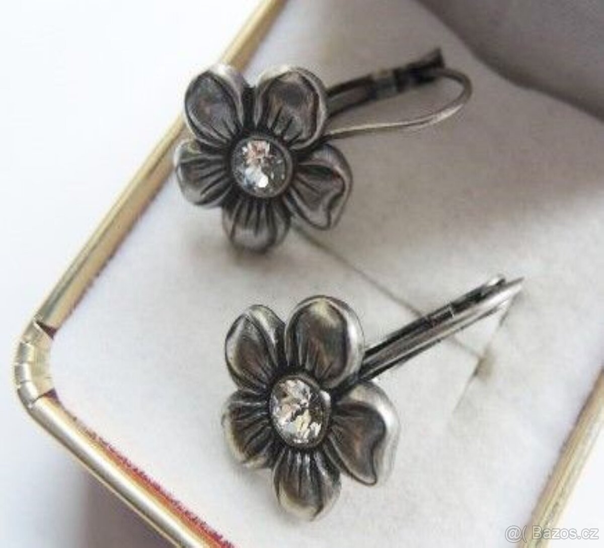 Gallic - naušnice s crystalem Swarovski - 3