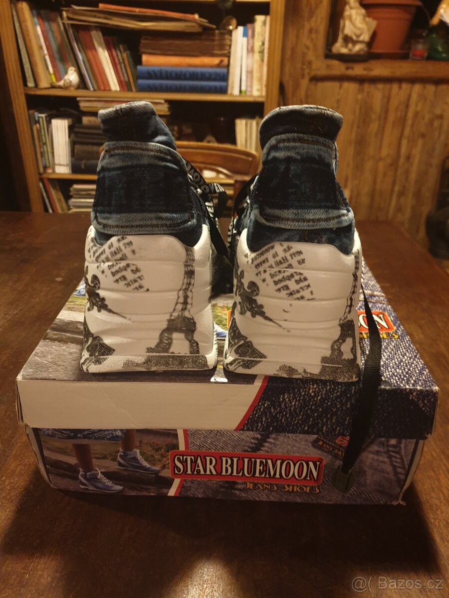 DÁMSKÉ JEANS TENISKY/BOTY 40 - 3