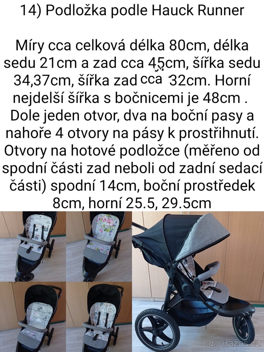 Podložka do kočárku, 2.část, nové - 3