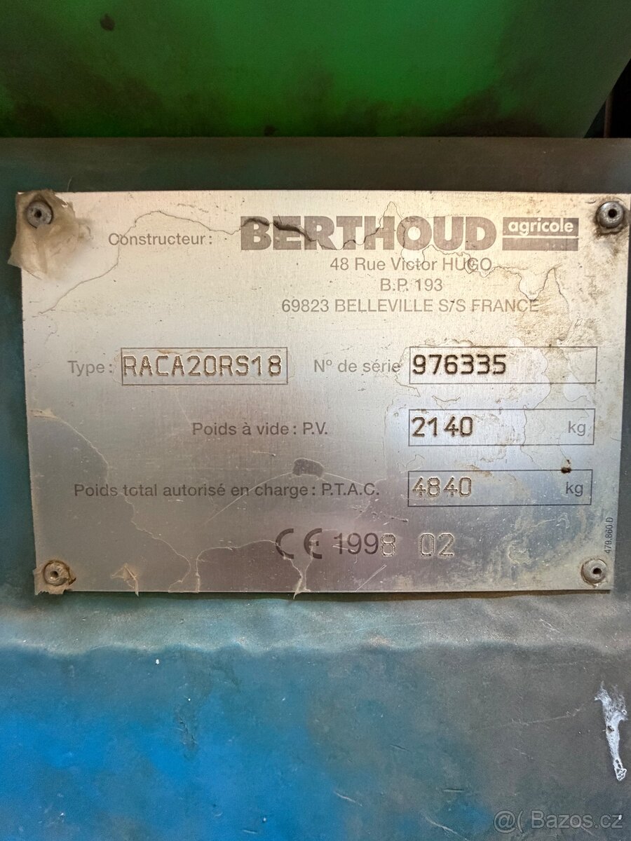 Postřikovač Berthoud 20 - 3