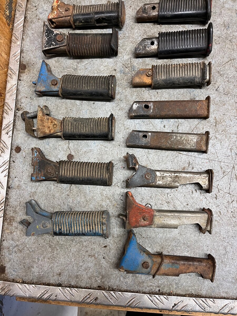 Zadní stupačky Jawa pionýr/mustang - 3