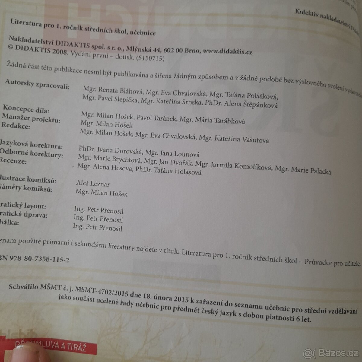 Literatura střední škola - 3