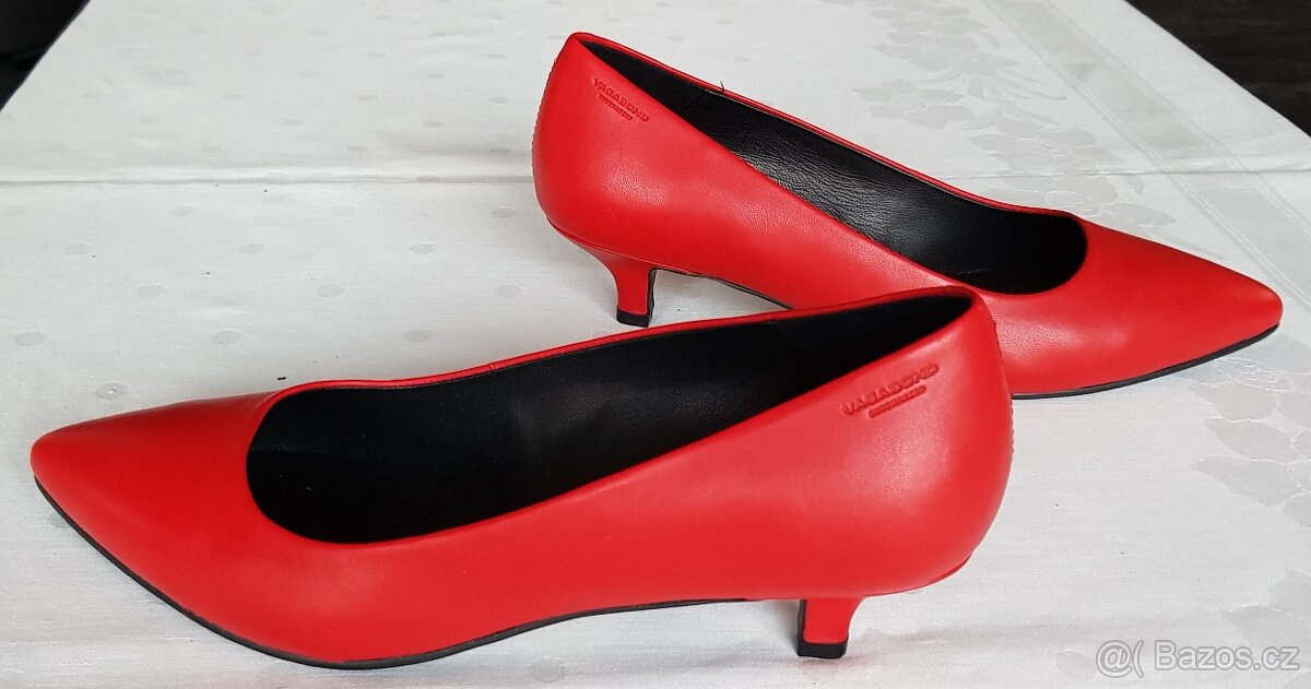 Dámské červené lodičky – značka Vagabond - 3