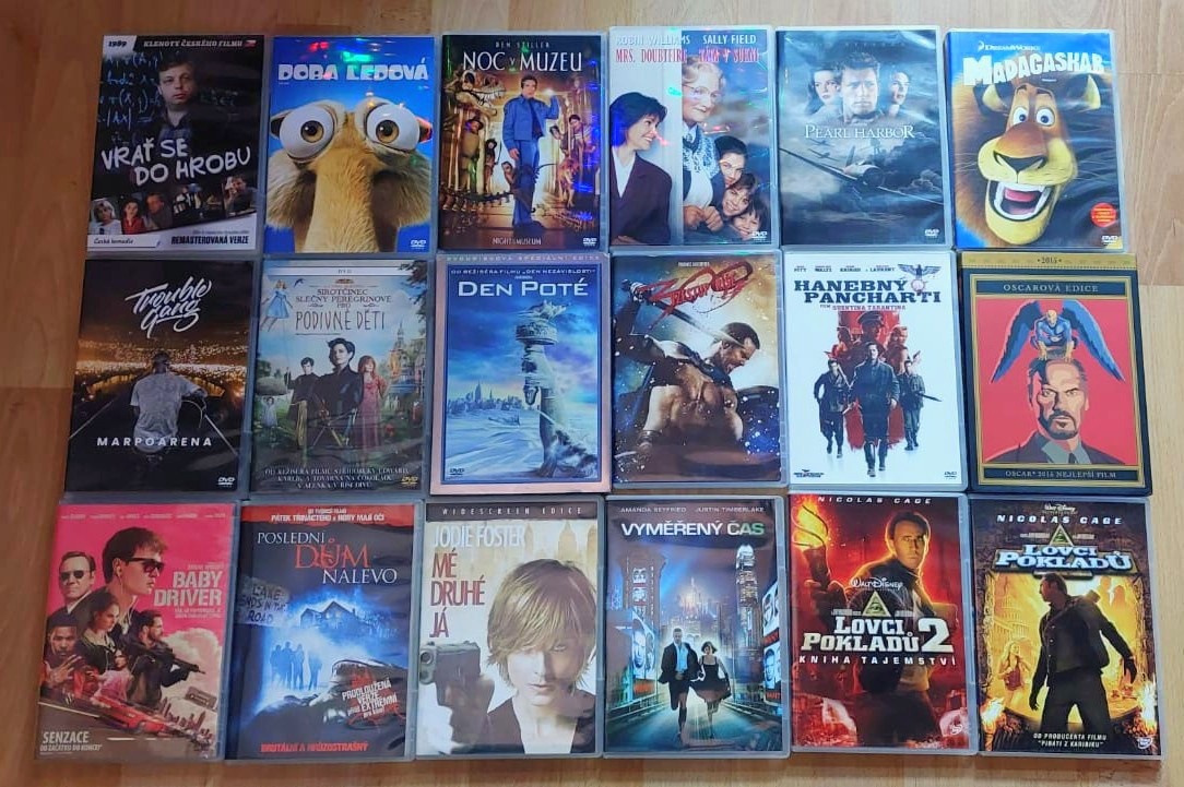 ORIGINÁLNÍ DVD 20KČ/KUS - 3