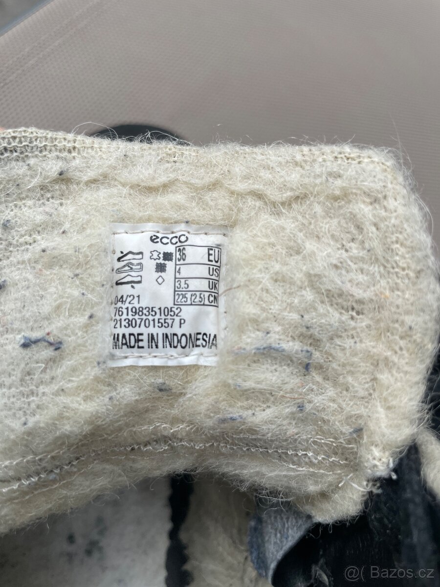Ecco zimní boty kožené 36 - 3