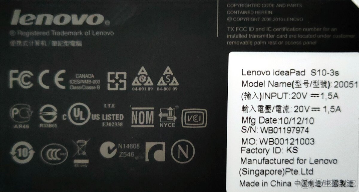Lenovo IdeaPad S10-3s - 3