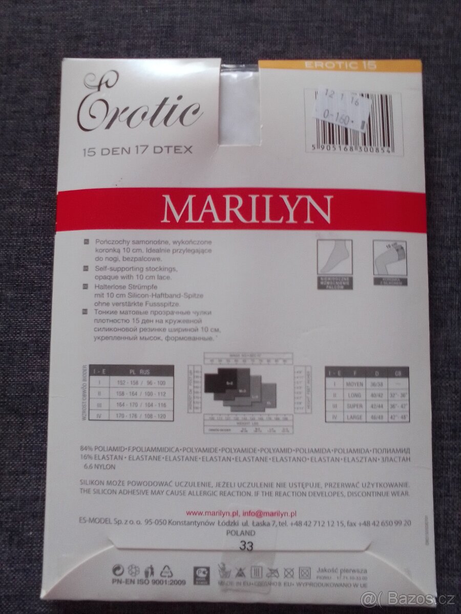 Marilyn punčocháče - nové - 3