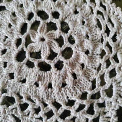 Béžové dečky ruční práce - 3