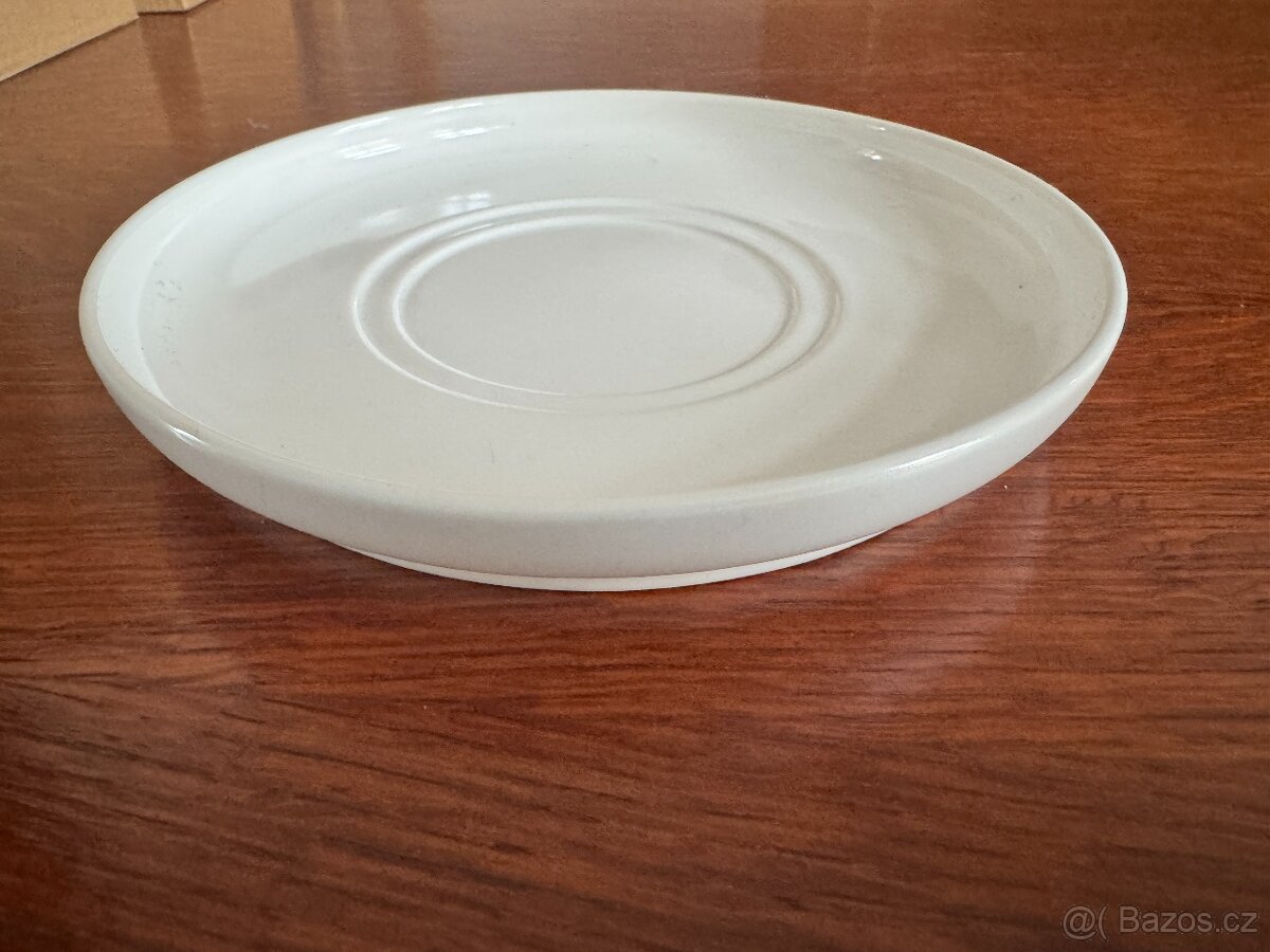 Talířek makronka bílá - 29x - 3