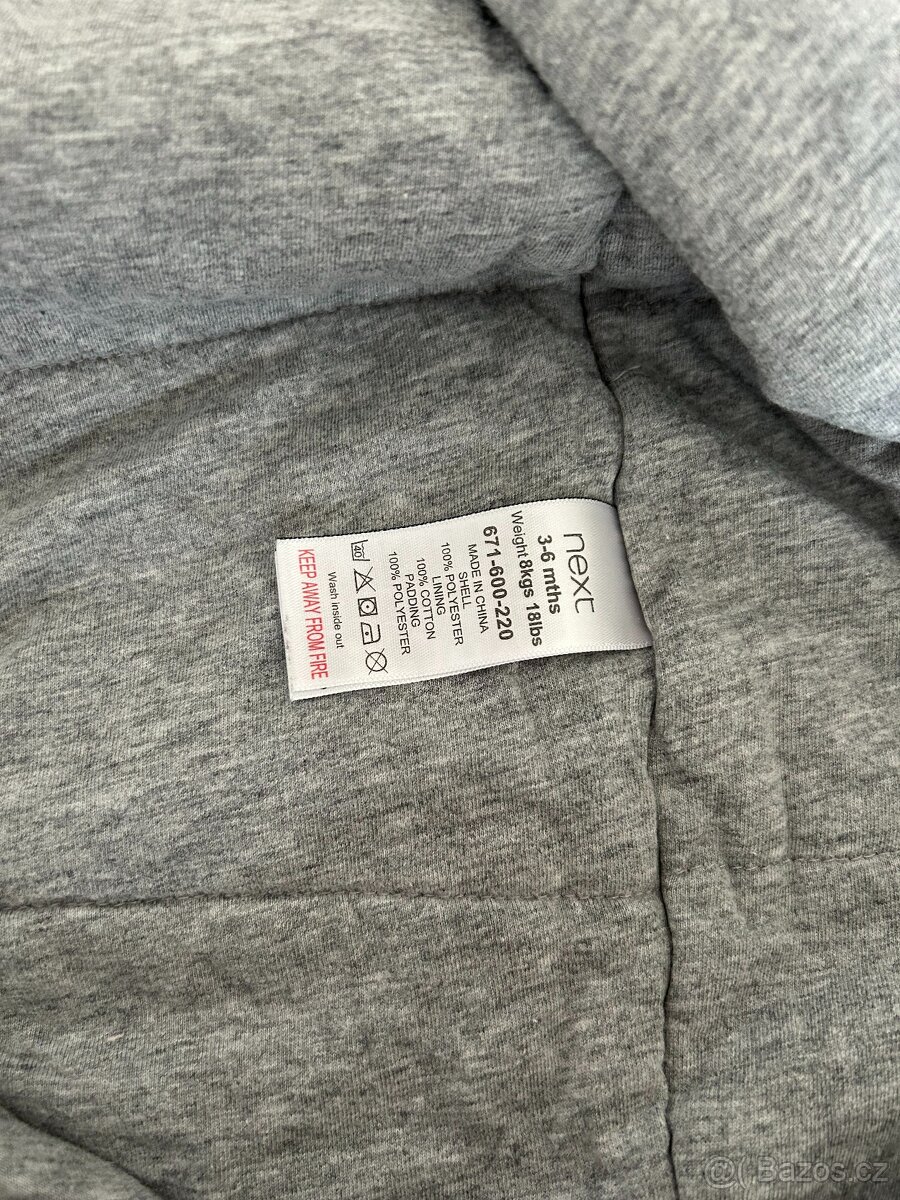 Plyšový overal Next 3-6 měsíců - 3