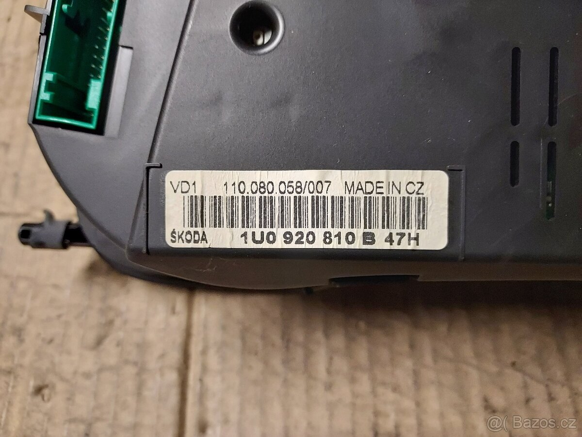 tachometr Octavia 1 - benzín - 3