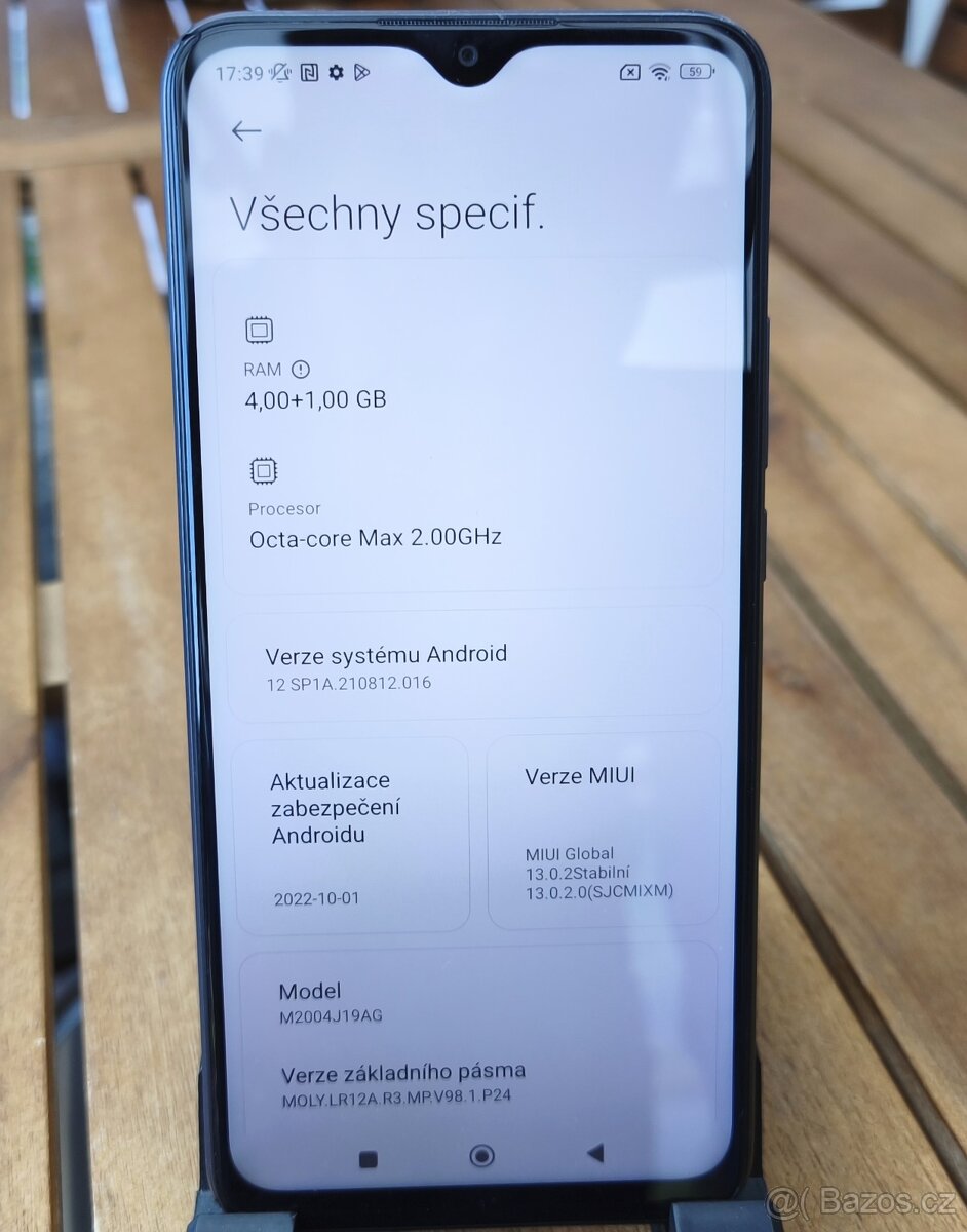 📱 Xiaomi Redmi 9 – 64 GB / 4+1 GB RAM / Android 12 - 3