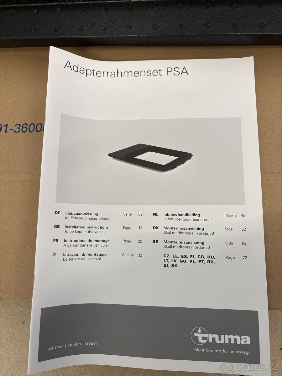 Truma PSA adaptér - Fiat, Citroen, Peugeot - 3