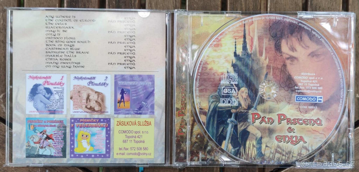 CD PÁN PRSTENŮ & ENYA - HUDBA Z FILMU - 3