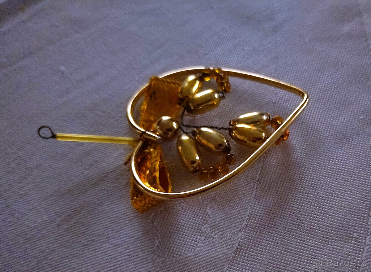 vánoční ozdoby – srdíčka - 3