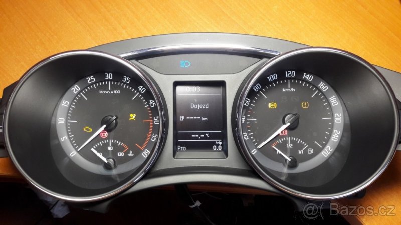 Budíky Superb 2 3T1920841M plně grafický maxidot - 3