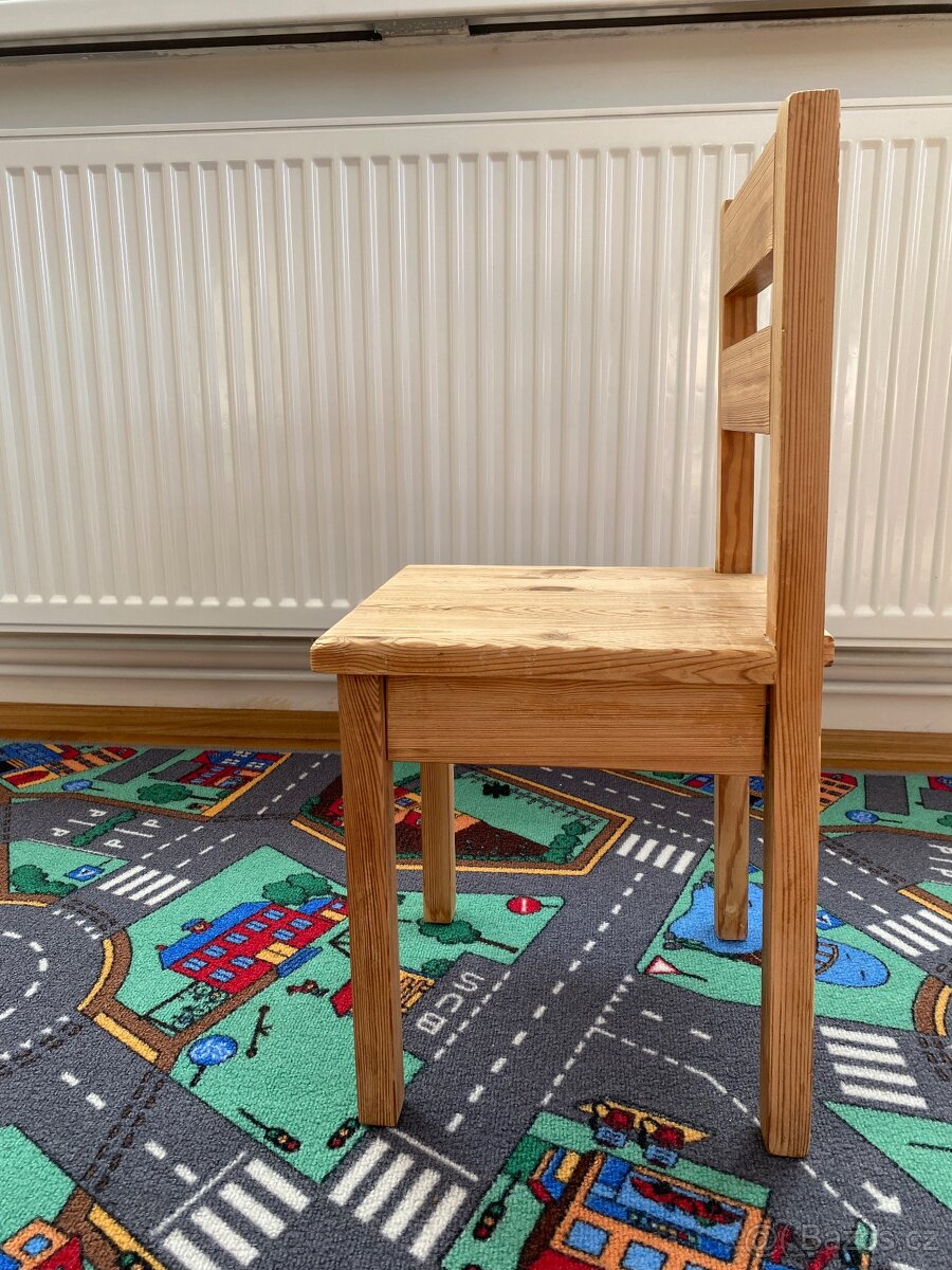 Dětská dřevěná židlička - 3