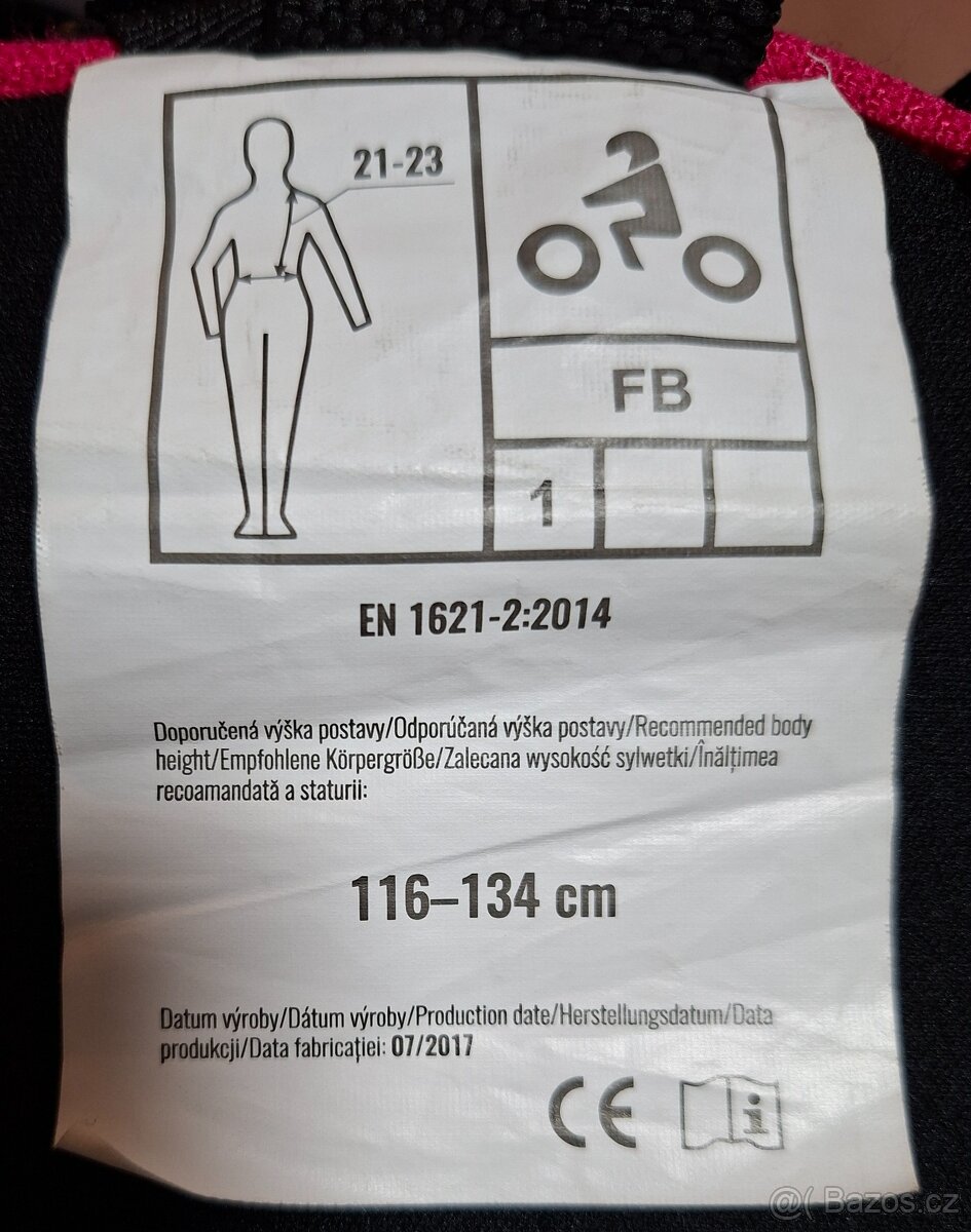 Chránič páteře / páteřák - 3