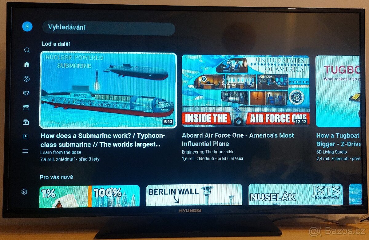 43" Smart Full HD TV Hyundai s tunerem DVB-T2 -TOP stav - 3