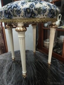 Taburet ve stylu Ludvíka XIV. - 3