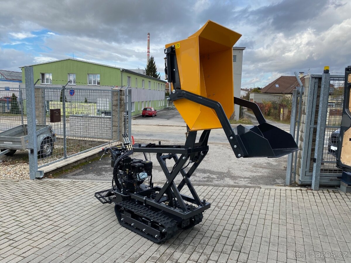 Pásový samonakládací minidumper, zvýšený výsyp - 3