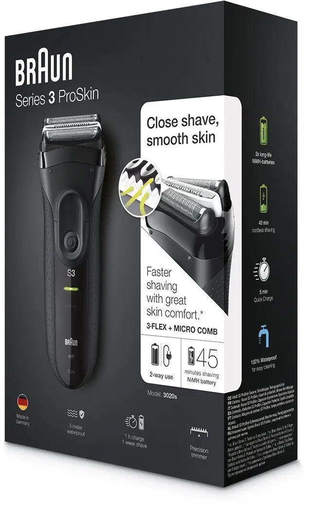 Braun Series 3 3020s Black - 3