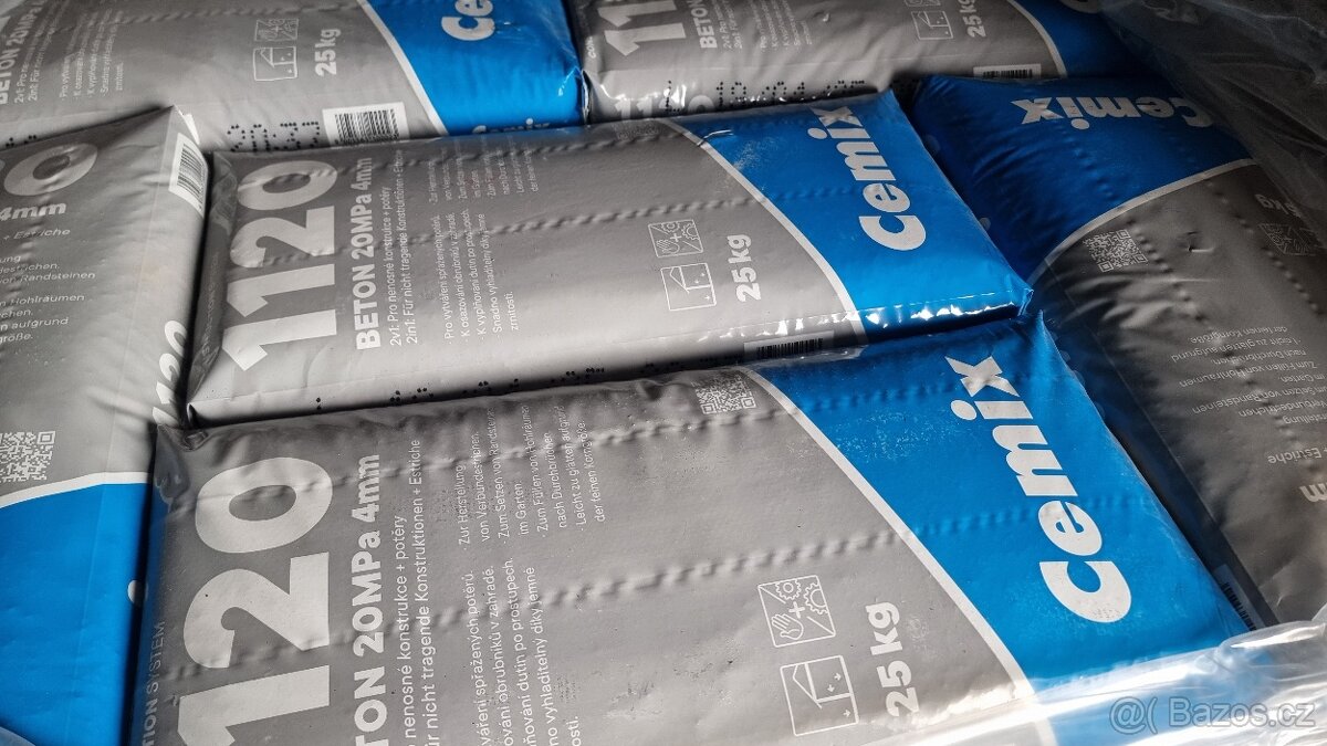 Suché směsi - beton, lepidlo, cement - 3