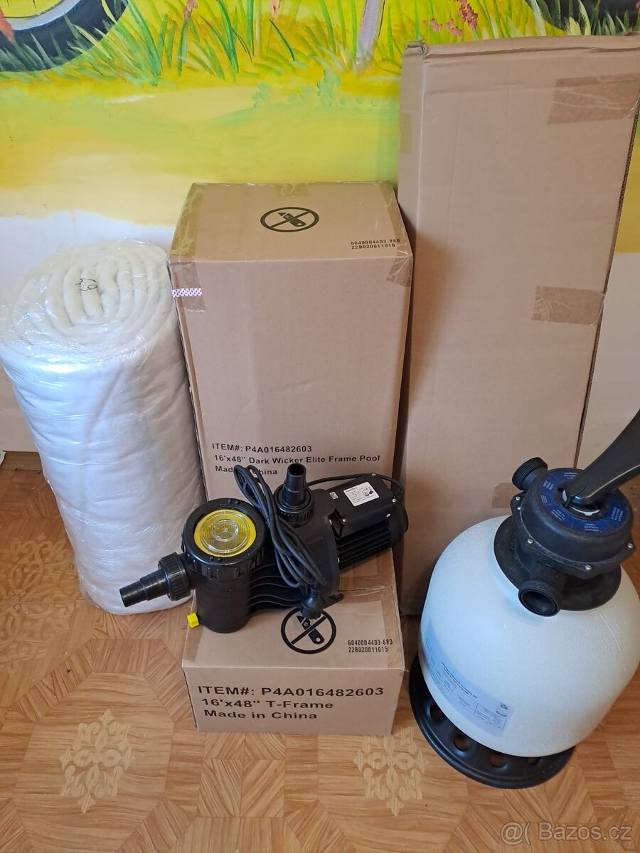 Nový bazén ,filtrace - 3