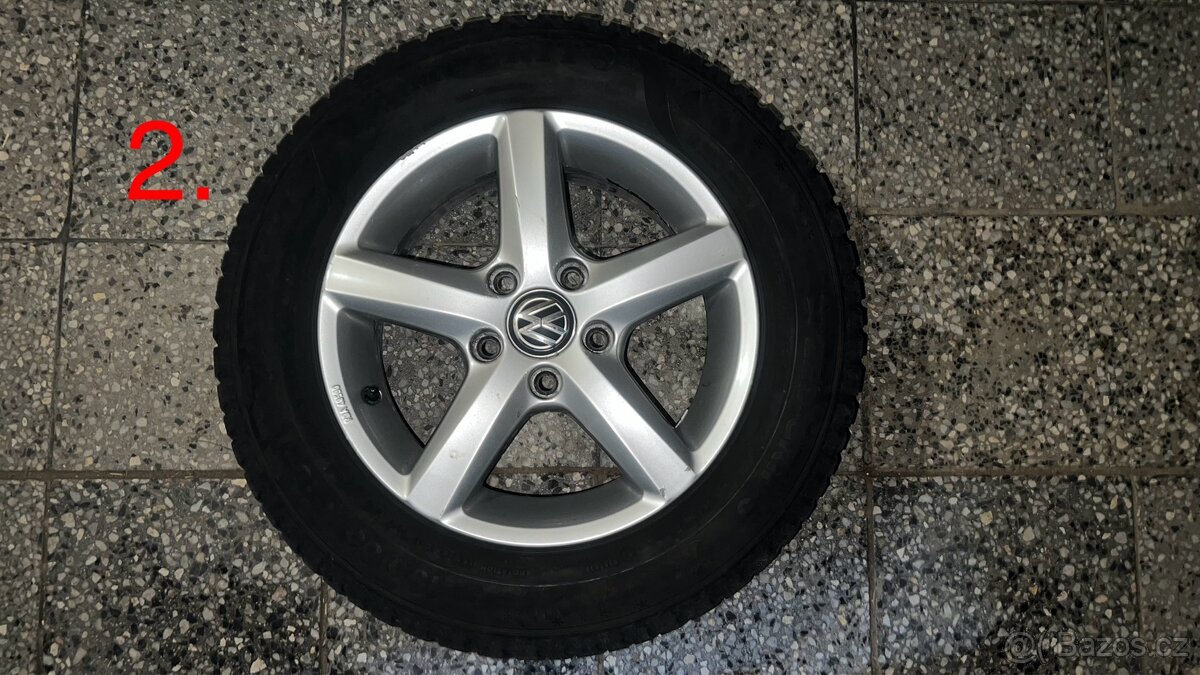 VW ZIMNÍ 195/65 R15 6J ET43 5x112 - 3