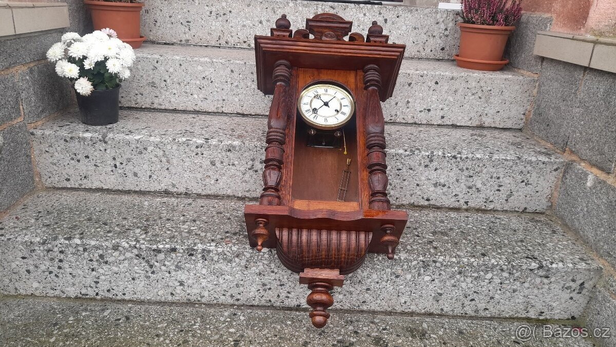 Staré nástěnné hodiny 90 cm - 3