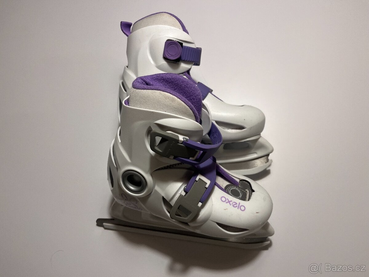 Dívčí lední brusle OXELO 26-28 flexi velikost lok. Prostějov - 3