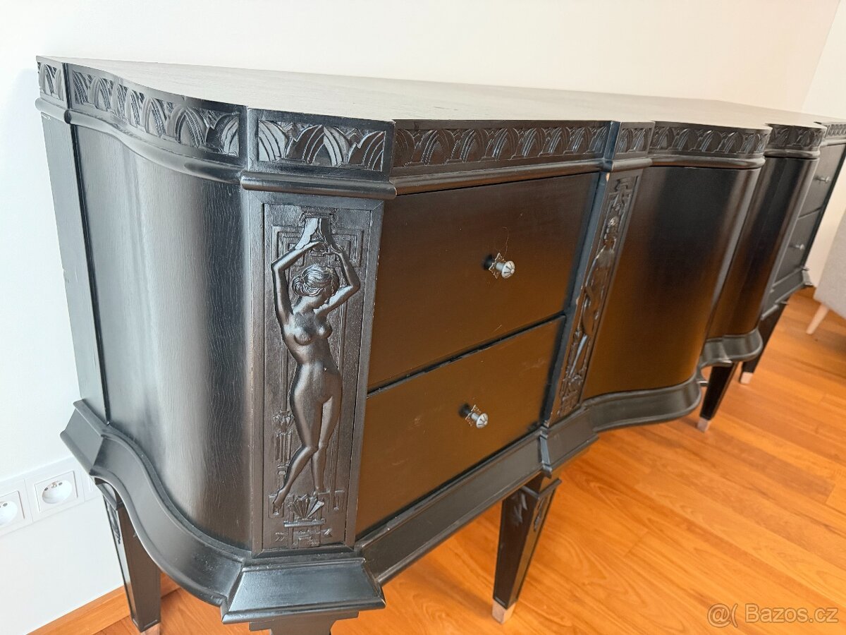Luxusní Art Deco komoda z roku 1920 - 3