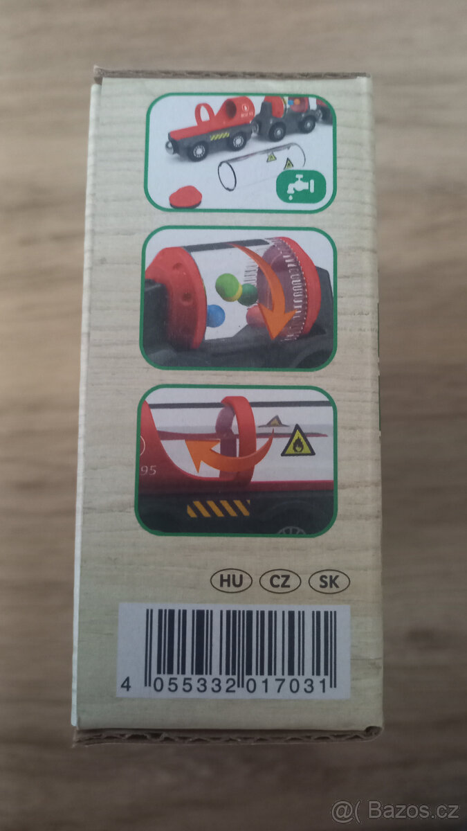 PLAY TIVE - vláček lokomotiva pro dřevené koleje - nová - 3